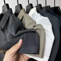 New Summer Mesh Ice Silk Short-sleeved T-shirt Men’s Ice Silk Short Sleeve Shirt