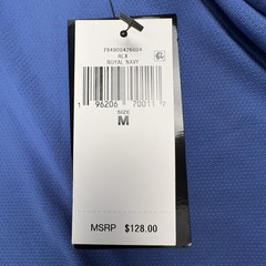 Ralph Lauren RLX Golf Performance Mesh Tee Long Sleeve T-Shirt Royal Navy Sz M