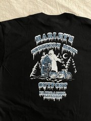 Vintage Harley Davison Fairbanks Alaska Northern Most Out Post 90s Polar Bear