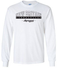 New Britain Connecticut State T-Shirt Long Sleeve Graphic Tee Unisex Apparel