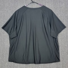 Hodo Crewneck T-Shirt Mens Big and Tall 6X Black Short Sleeve Performance Tee