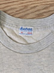 Vintage Duofold Men’s Crew Neck T-Shirt L Cotton Knit Two Layer Fabric 70s
