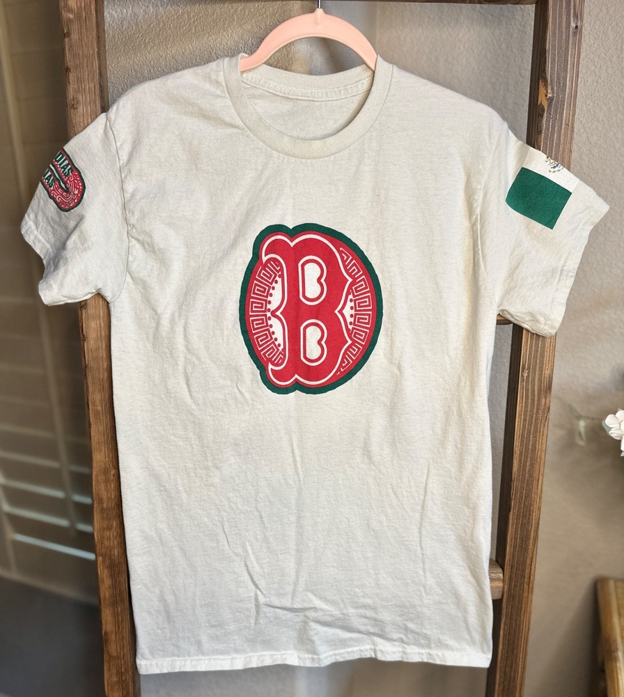 Mexico Graphic T Shirt Small White Red Green Number 25 Tee