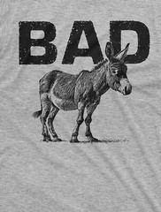 Men’s Funny Badass T-shirt donkey tee shirt Funny animal t-shirts Donkey Tees