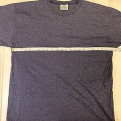 Vintage Blue Striped Kingstree Classic Shirt Mens XL Blank Made USA Soft Tee
