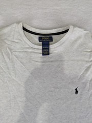 POLO RALPH LAUREN Waffle Knit Crewneck Pull-On Thermal White Shirt Men’s 2XL