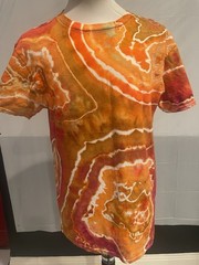 Custom Ice Tye Dye T-Shirt Size Medium Pre-washed