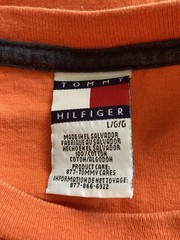 Vintage Y2k Tommy Hilfiger Tommy Lifeguard Beach 90s Summer Orange T Shirt