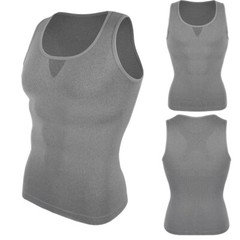 Men Gynecomastia Compress Tank Top Mens Slimming Body Shaper Vest Abs Undershirt