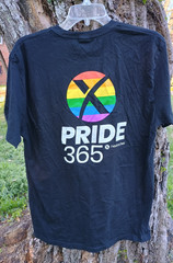 Nextracker Pride 365 Size L Black graphic t-shirt