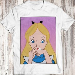 Alice Cocaine Wonderland T-shirt Holiday Gift Christmas Birthday Present Party