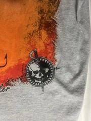 Salt Life Hook Line And Sinker long sleeve Pocket t shirt Medium Gray NWT