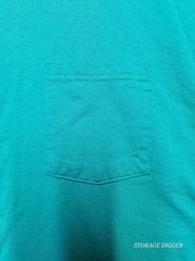 Brisco Apparel Men’s Green T-Shirt 100% Cotton Plain Pocket Blank Casual Size L