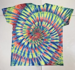 *New* 2XL – Sm Handmade Tie Dye, Magic Bus Spiral, Crew or V-Neck
