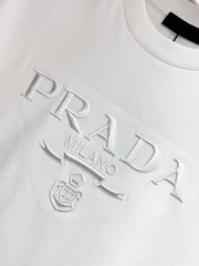 Prada 26SS Men’s Loose Round-neck Casual Short-Sleeved Shirt
