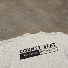 Vintage 90s Lee Legends Country Seat Promo Tee Shirt XL Grey Store Jean Graphic