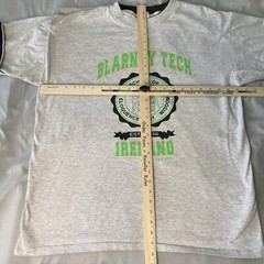 Vintage Blarney Tech Ireland 1991 Single Stitch Flip Cuff Grand Illusion Tag Xl