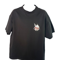 Hawaii Bite Me Shark Graphic T-Shirt Mens 2XL Black Short Sleeve Cotton