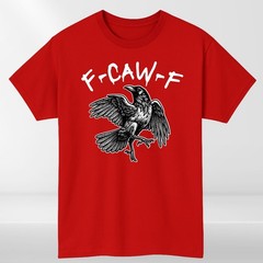 Black Crow FCAWF F-Caw-F Funny Gothic Crow Dance Meme T-Shirt