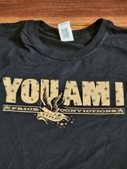 Rare You Am I Graphic Band T-Shirt Prior Convictions Tour Aussie Pop Rock Uni M
