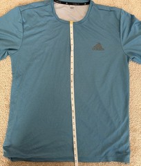 Adidas T-Shirt Ultimate Tee Climate- Men’s- Blue -LARGE