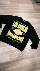 Vintage Los Angeles Lakers 88 ChampionsTNVTEES Shirt Vtg black Sz Large 450gsm