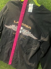 – T-shirt 2002 Motorcycle Rally Laconia New Hampshire Large Small Hole As Shown