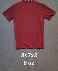 Papa John’s Shirt Pizza Burgandy Men’s Size Medium Short Sleeve