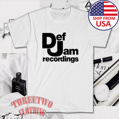 Def Jam Recordings Men’s White Size S to 5XL