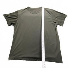 Black T-Shirt Men XL Polyester Elastane Crew Neck