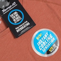 DICKIES Shirt Mens Large Brown Outdoor Work Fast Dry Cooling MENS NWT
