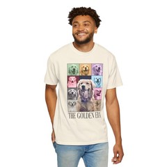 Golden Retriever Dog Shirt Comfort Colors®: Relaxed Fit, Soft Cotton – Unisex