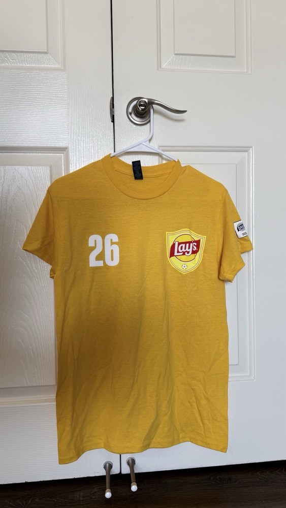 Lay’s x FIFA World Cup 2026 Yellow Graphic Print Logo T-Shirt, Unisex Adults