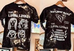 The Linda Lindas & Yeah Yeah Yeahs Tour Suna Graphic TShirt rock band