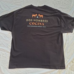Hanes Beefy-T Men’s Size 2XL Heavyweight Cotton T-Shirt Dos Hombres Cocina