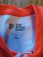 NWT The Sports Shirt Company Powerride University Red XXL Long Sleeve Shirt