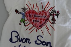 DOLCE & GABBANA T-shirt White Saint Valentine Hearts Print Men IT46/US36/S $600