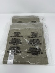 2 Hanes Triblend Lightweight Crew Tees XL Olive Drab Heather