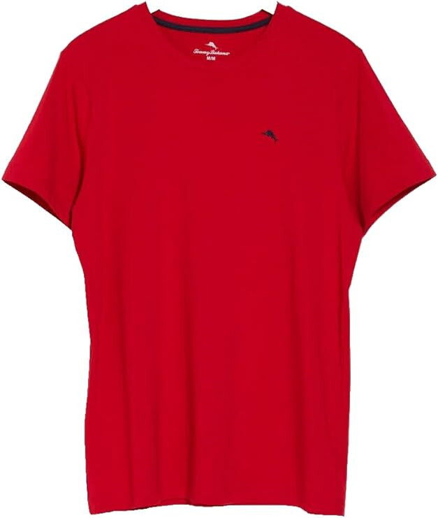 Tommy Bahama Short Sleeve Crew Neck Top, Chili Pepper, Large