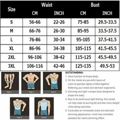 Mens Slimming Vest Abs Abdomen Compression Shirt Workout Tank Tops Body Shaper