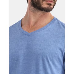GEORGE Men’s Size XS (30-32) V-Neck Tee Short Sleeve Shirt • Blue Ash Heather