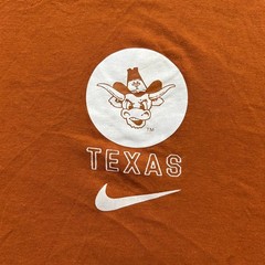 Nike T-Shirt Mens Size 3XL Burnt Orange Texas Longhorns Bevo Graphic NCAA Tee