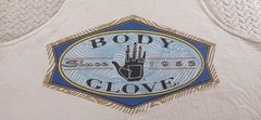 Body Glove Tank Top T-Shirt Mens Large White 90s Beach USA Made – Stained – VTG