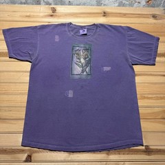 Vintage Y2K Chasing Dragons Floral Rose Nature Art Graphic T-Shirt USA – Large