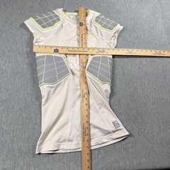 Nike Shirt Mens M White Pro Combat Padded Football Compression Jersey Sleeveless