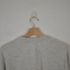 Rown Henley Shirt Mens M Long Sleeve Pullover High Low Hem Stretch Gray Shirt