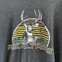 Realtree By Staghorn Creek Deer Graphic Long Sleeve T Shirt Mens Size 2X Hunting