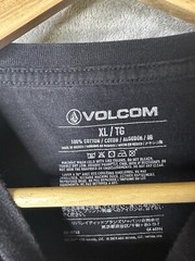 Volcom Shirt Mens Extra Large Black Short Sleeve Skater Diamond Stone Logo