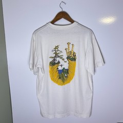 Vtg 90s Snoopy Olive Harvest Olive Oil Limbas T-Shirt Size XL