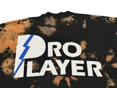 VTG 90s Pro Player Property of New York Knicks Tie Dye Black T-Shirt Made in USA